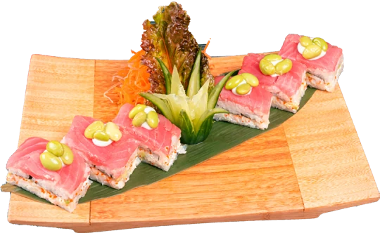 Oshi maguro & kani