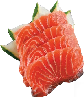 Salmon sashimi