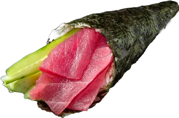 Spicy tuna temaki